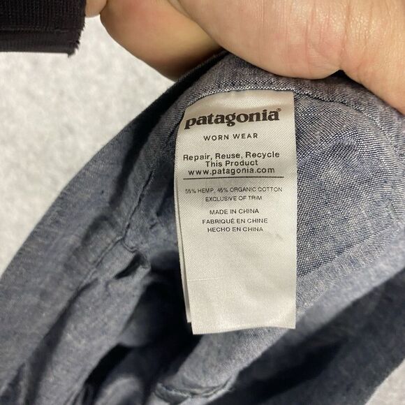 Patagonia shorts Men's 34 Hemp Light Weight Gray Beach Casual Relaxed Resort - Picture 6 of 10